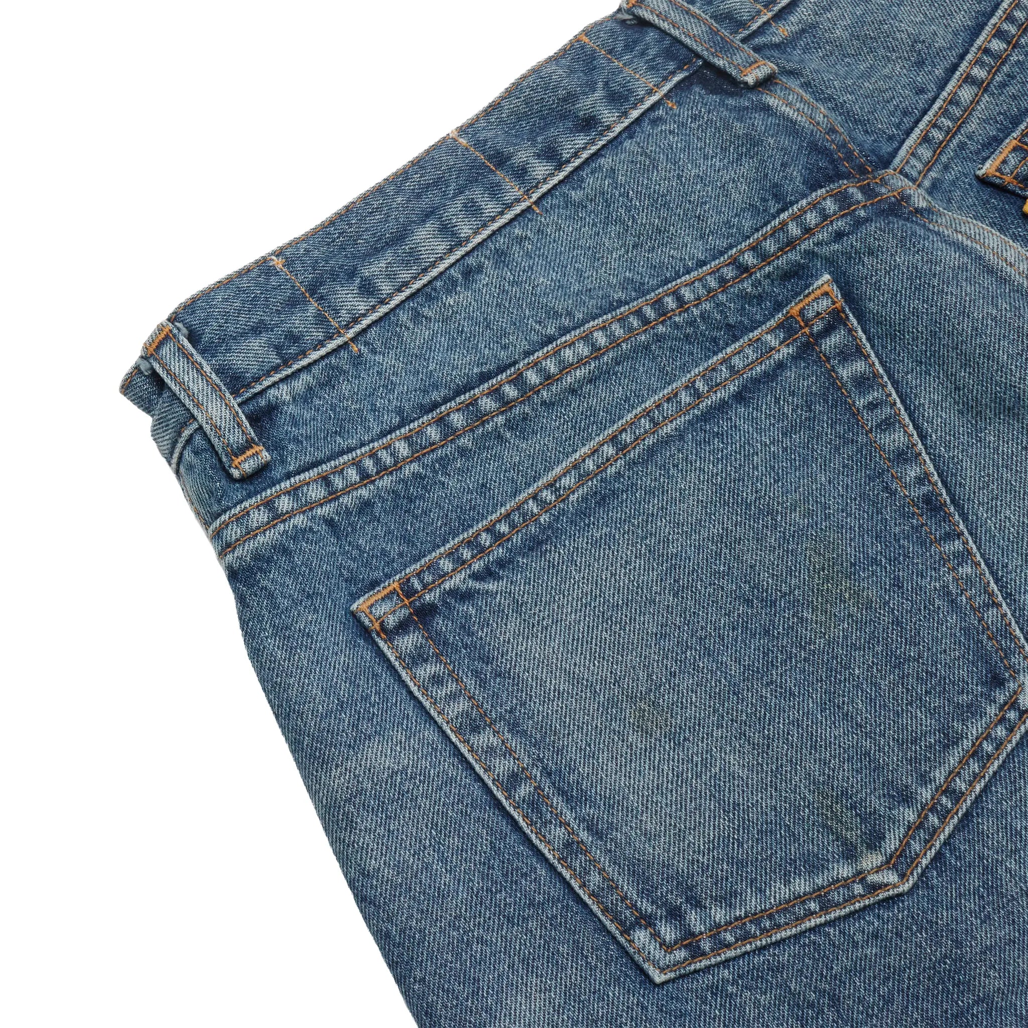 Detailed Pocket View of Gallery Dept. Indigo Blue Jeans